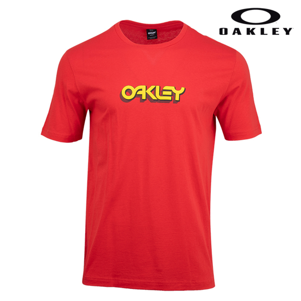 오클리 트라이디멘셔널 남자 캐주얼 면티셔츠